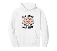 All Signs Point to Nap Time Ours Mignon Kawaii Sweat à Capuche