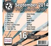 All Star Karaoke Monthly Series ASK1409 All Star Karaoke ASK1409 September 2014 Mixed Pop and Country Disc CD + G by All Star Karaoke Monthly Series