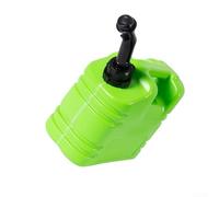 All StarGreen5L Bidon de carburant avec protection contre les fuites et entonnoir, conforme au carbone avec protection flamme, remplissage rapide pour tondeuses à gazon et tronçonneuses, rouge/jaune