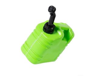 All StarGreen5L Bidon de carburant avec protection contre les fuites et entonnoir, conforme au carbone avec protection flamme, remplissage rapide pour tondeuses à gazon et tronçonneuses, rouge/jaune