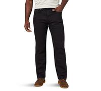 ALL TERRAIN GEAR X Wrangler Wrangler Authentics Hommes Classic Relaxed Fit Jean, Black Flex, 40W x 34L