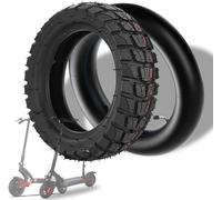 All-Terrain Tyre 255x80 (80/65-6) + 10x3 Inner Tube, For Kugoo Kirim M4 Pro/Zero 10x/Vsett 10+/Joyor S5/Kaabo Mantis 10/Nanrobot D4 D6 Electric Scooter, Suitable for 6 Inch Wheels