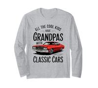 All The Cool Kids Have Grandpas with Classic Cars Chemise Homme Manche Longue