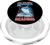All The Cool Sharks are Reading Jardin d'enfants PopSockets PopGrip pour MagSafe