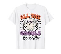 All The Ghouls Love Me Halloween Ghost Witches T-Shirt