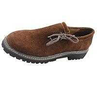 All The Good Chaussures de costume traditionnel bavarois en daim Marron - - marron, 44 EU