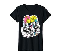 All The Pretty Girls Walk Like This Softball Girl Lover Tee T-Shirt