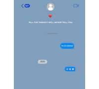 All the things I will never tell you