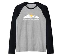 All Things are Possible God Mark 9:23 Christian Faith Jesus Manche Raglan