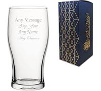 All Things Personalised Verre Pint Personnalisé 0,5 L - Verre à Bière Gravé avec Message Personnalisé - Cadeau Homme, Père, Anniversaire, Fête des Pères, Noël - Coffret Cadeau Inclus