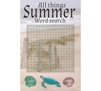 All things Summer Word Search: Summer Word Search for adults and teens