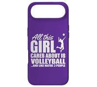 All This Girl Cares About Volleyball Player Humour Coque pour iPhone Air
