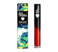 ALL TIGERS - Rouge à Lèvres Liquide Mat - Tenue Longue Durée - Ingrédients Bio, Vegan & Naturel - Teinte Rouge Pur "Call Me Queen" 888 - Lipstick Longue Tenue et Sans Dérivé de Pétrochimie