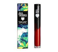 ALL TIGERS - Rouge à Lèvres Liquide Mat - Tenue Longue Durée - Ingrédients Bio, Vegan & Naturel - Teinte Rouge Bordeaux "Live Fearless" 887 - Lipstick Longue Tenue et Sans Dérivé de Pétrochimie