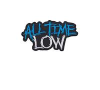All Time Low Blue Silver Pop Punk Ban Écusson Patch en fer brodé sur accessoire
