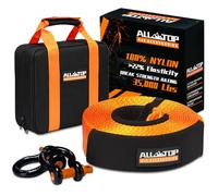 All-top 4 x 4 Epic accessoire Recovery Tool Kit avec Orange 5,1 cm X 20 ', de récupération de capacité de 8 073,9 kilogram Extrait Sangle, D Bague à anse, restauration Compact de sac