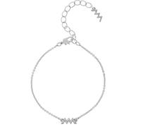 All We Are Women's Pave Chain Bracelets Cry T/C Argenté Taille unique Female