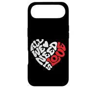 All we Need is Love, Amour, Design Cœur, Rétro et Moderne Coque pour iPhone Air