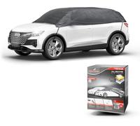 All Weather Car Tarpaulin,100% Waterproof Car Cover,Waterproof Car Cover,Half Tarpaulin,Size Xl,Grey