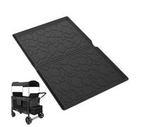 All-Weather Floor Mats - Universal 2 Seater Stroller Mat, Protective Accessory, Anti-Slip Waterproof Liner, All-Season Dirt Sand Water Shield | Stroller Cart Mat For Travel Everyd