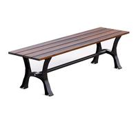 All-Weather Outdoor Garden Bench for 2-Person Seating - 47-59 inch Patio Furniture for Porch, Backyard, and Deck(120cm)