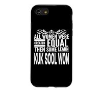 All Woman Learning KUK SOOL Won Figurine d'arts Martiaux Coque pour iPhone SE (2020) / 7/8