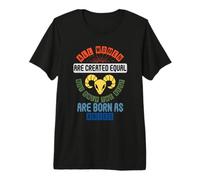 All Women are Born As Aries Zodiac March April Birthday T-Shirt Haut de Gamme