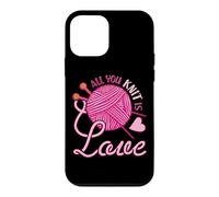 All You Knit is Love - Jeux de Mots drôle à Tricoter Coque pour iPhone 12 Mini