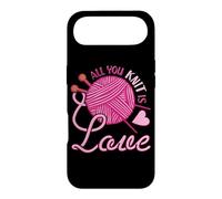All You Knit is Love - Jeux de Mots drôle à Tricoter Coque pour iPhone Air