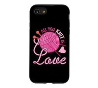 All You Knit is Love - Jeux de Mots drôle à Tricoter Coque pour iPhone SE (2020) / 7/8