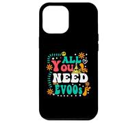 All You Need are Evoos Huile d'olive Hippie des années 60 70 Coque pour iPhone 12 Pro Max