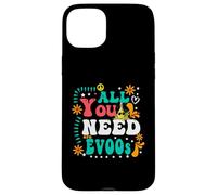 All You Need are Evoos Huile d'olive Hippie des années 60 70 Coque pour iPhone 15 Plus