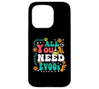 All You Need are Evoos Huile d'olive Hippie des années 60 70 Coque pour iPhone 15 Pro