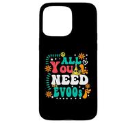 All You Need are Evoos Huile d'olive Hippie des années 60 70 Coque pour iPhone 15 Pro Max