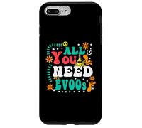 All You Need are Evoos Huile d'olive Hippie des années 60 70 Coque pour iPhone 7 Plus/8 Plus