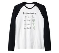 All You Need is Love and Math Manche Raglan