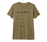 All You Need is Love and Math T-Shirt Haut de Gamme