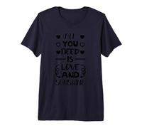 All You Need is Love and Sunshine, Inspirational Positive T-Shirt Haut de Gamme