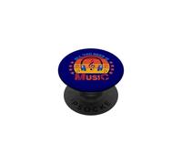 All You Need is Music Casque rétro e Sol PopSockets PopGrip Adhésif