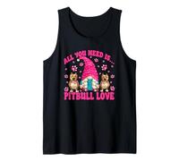 All You Need is Pitbull Love Dog Mama GNOME for Pittie Mom Débardeur