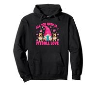 All You Need is Pitbull Love Dog Mama GNOME for Pittie Mom Sweat à Capuche