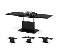 All4All Tables Basses Modernes Table Basse de Salon - Grande Table Basse en Bois- 70 x 120 cm - Noir opaco