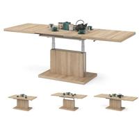All4All Tables Basses Modernes Table Basse de Salon - Grande Table Basse en Bois- 70 x 120 cm - Rovere Sonoma