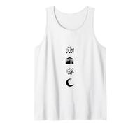 Allah Musulman et prophète Mohammed Nom Kaaba Croissant Islam Débardeur
