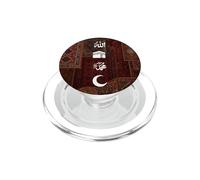 Allah Musulman et prophète Mohammed Nom Kaaba Croissant Islam PopSockets PopGrip pour MagSafe