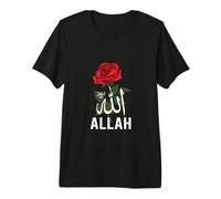 Allah Noms en Arabe, Alhamdulillah Muslim, Ya Allah Islam T-Shirt Haut de Gamme