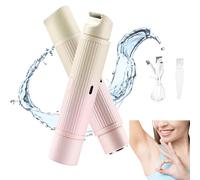 Allalonga/7 Shaver for Women, Allalonga Electric Shaver, Allalonga 2 in 1 Electric Shaver for Women, Wet and Dry Use Body Trimmer for Home (Beige+Pink)