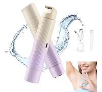 Allalonga/7 Shaver for Women, Allalonga Electric Shaver, Allalonga 2 in 1 Electric Shaver for Women, Wet and Dry Use Body Trimmer for Home (Beige+Purple)