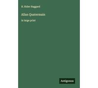 Allan Quatermain: in large print