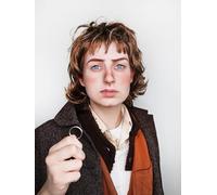 ALLAURA Perruque Hobbit pour cosplay de Frodo Bilbo - Cheveux Mullet réalistes pour homme et femme - Dustin Stranger Things Cosplay